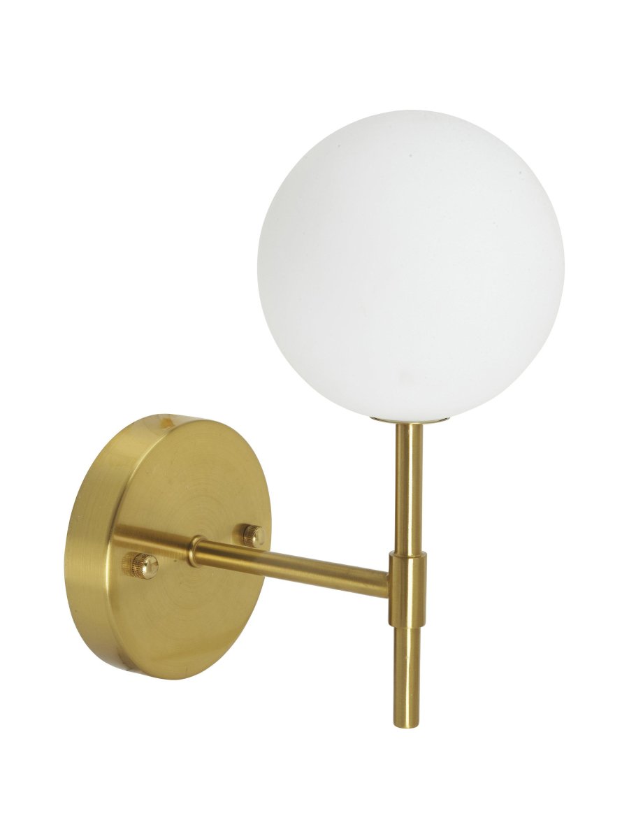 Sigma 25cm Or lampe de salle de bain De PR Home - Veuillez noter que ce luminaire est une installation fixe et ne comprend pas de prise ni de c&acirc;ble de connexion s&eacute;par&eacute;s.