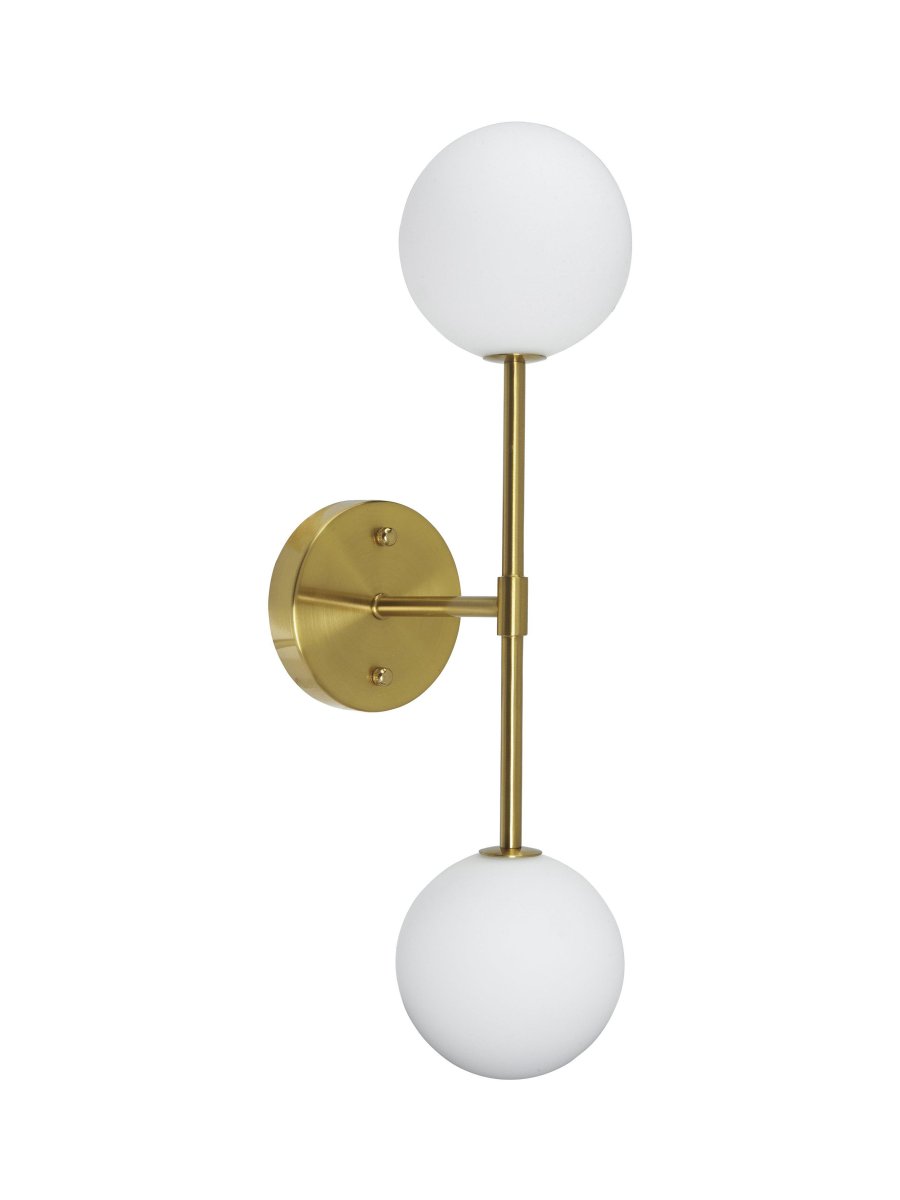 Sigma 50cm Or lampe de salle de bain De PR Home - Veuillez noter que ce luminaire est une installation fixe et ne comprend pas de prise ni de c&acirc;ble de connexion s&eacute;par&eacute;s.