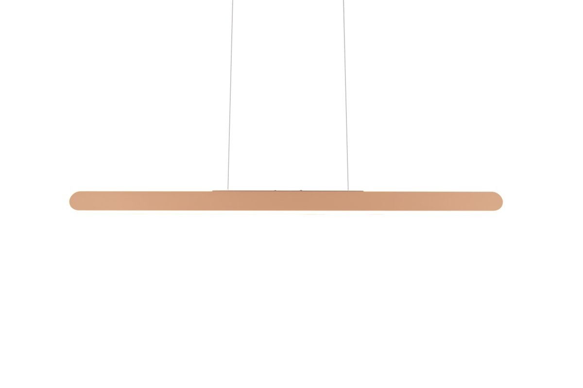 Helios 100cm Brun suspension De Trio Lighting - Le réglage pratique de la hauteur est particulièrement remarquable et la fonction tactile intégrée à 4 voies vous permet de régler facilement la luminosité et la température de couleur d'un simple toucher.