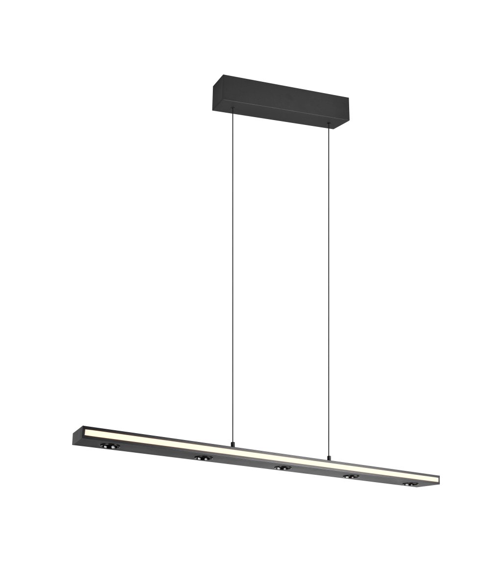 Graham 110cm Noir suspension De Trio Lighting - 