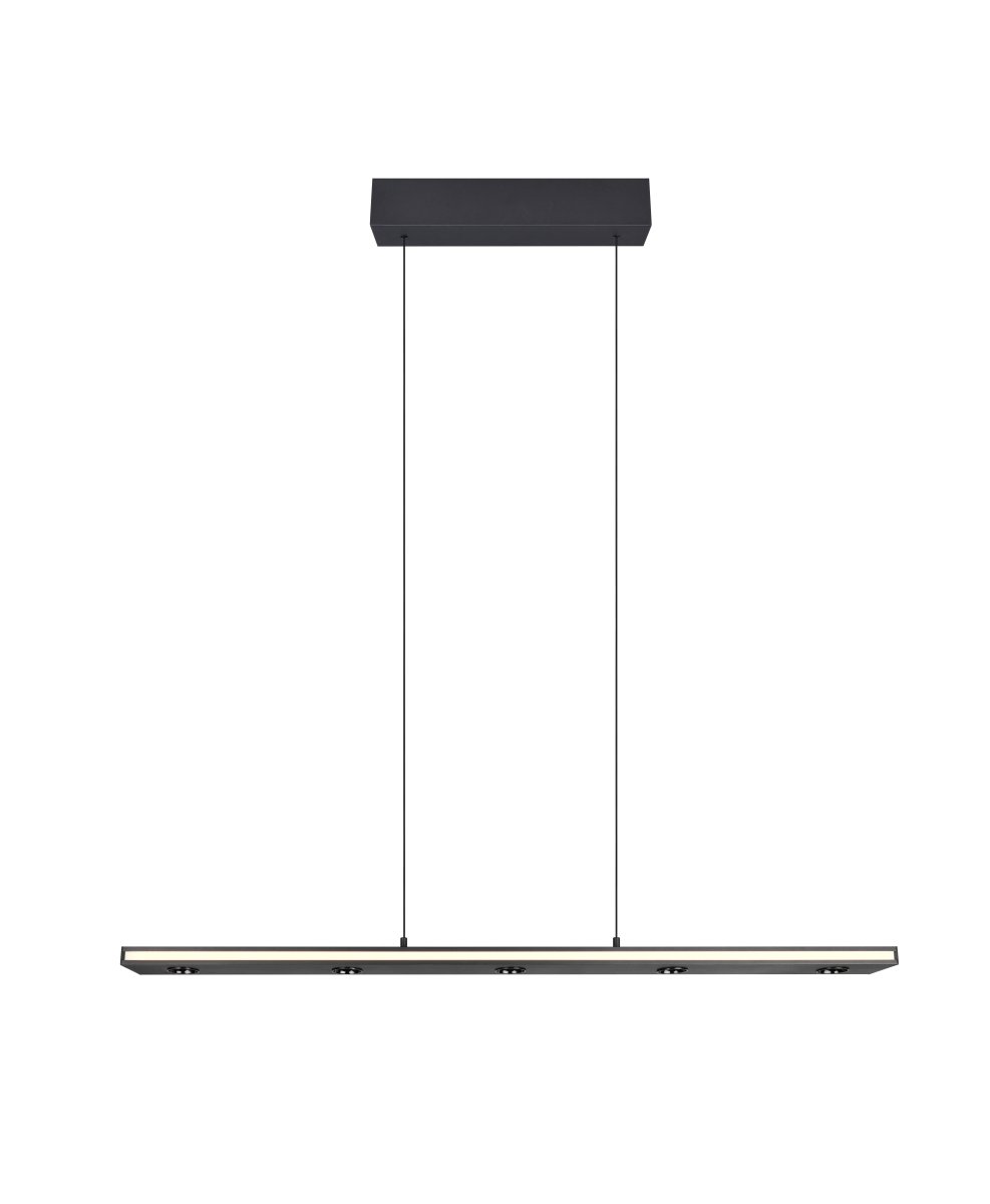 Graham 110cm Noir suspension De Trio Lighting - 