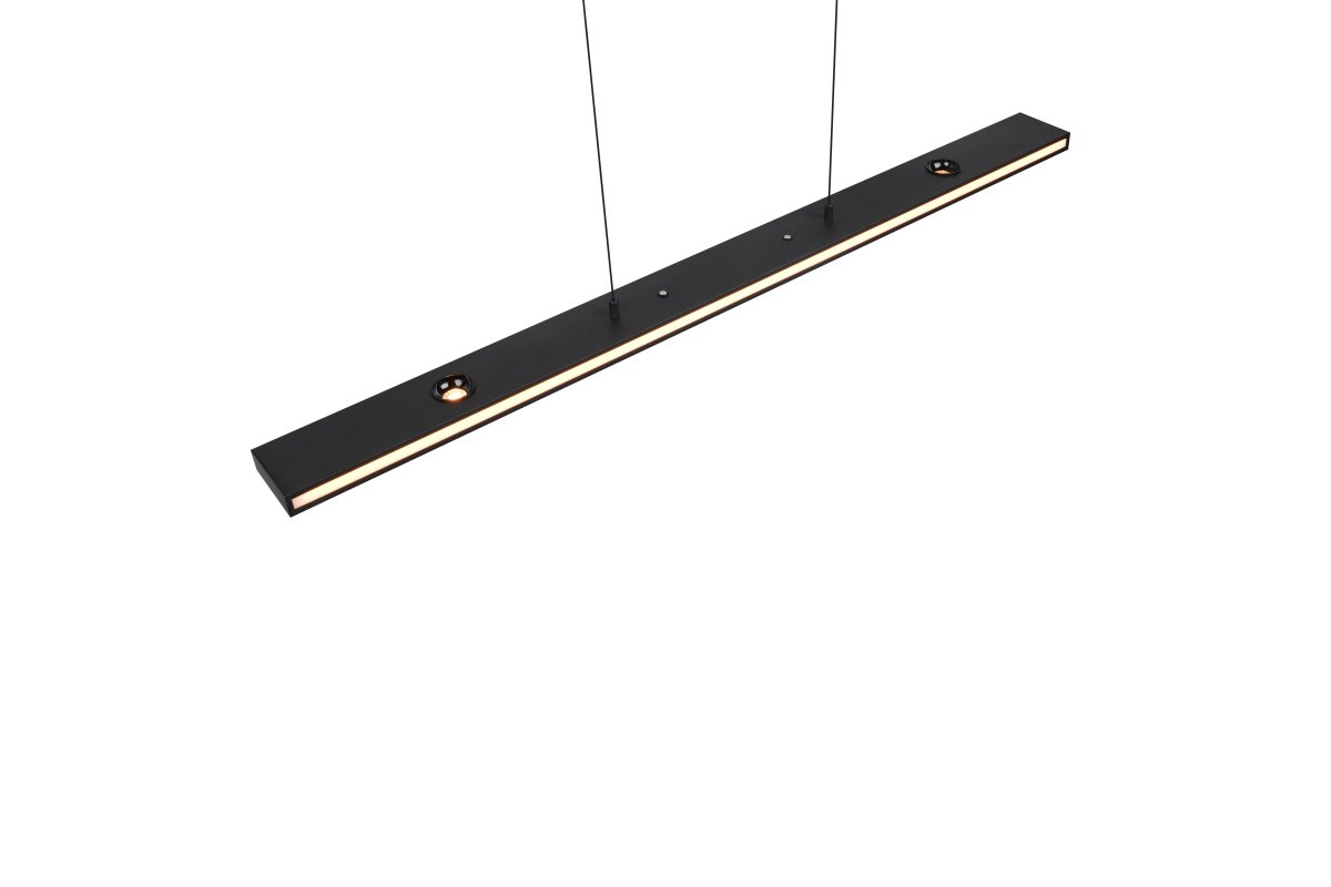 Graham 110cm Noir suspension De Trio Lighting - 