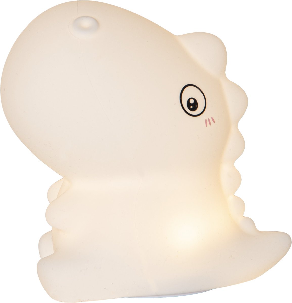Dinosaur Blanc lampe pour enfant De Star Trading - La veilleuse Dinosaur est une adorable veilleuse tactile qui diffuse une lumière douce et agréable.