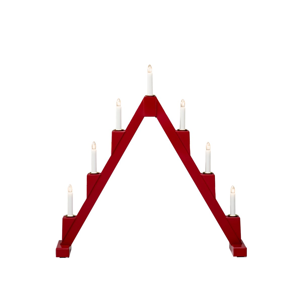 Candelabra 7 Lights ROUGE De Konstsmide - Le design moderne cr&eacute;e une atmosph&egrave;re &eacute;l&eacute;gante et les ampoules &eacute;mettent une lumi&egrave;re chaleureuse et invitante.