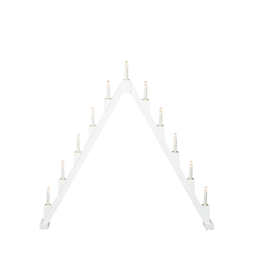 Candelabra 11 Lights Blanc De Konstsmide - Le design moderne cr&eacute;e une atmosph&egrave;re &eacute;l&eacute;gante et les ampoules &eacute;mettent une lumi&egrave;re chaleureuse et invitante.