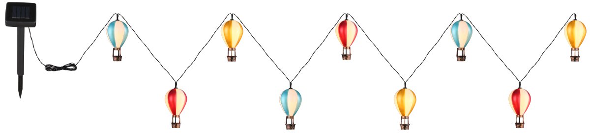 Balloon Multicolore lampe solaire De Globo Lighting - En unik och st&auml;mningsfull detalj som ger utomhusmilj&ouml;n en lekfull och elegant touch!