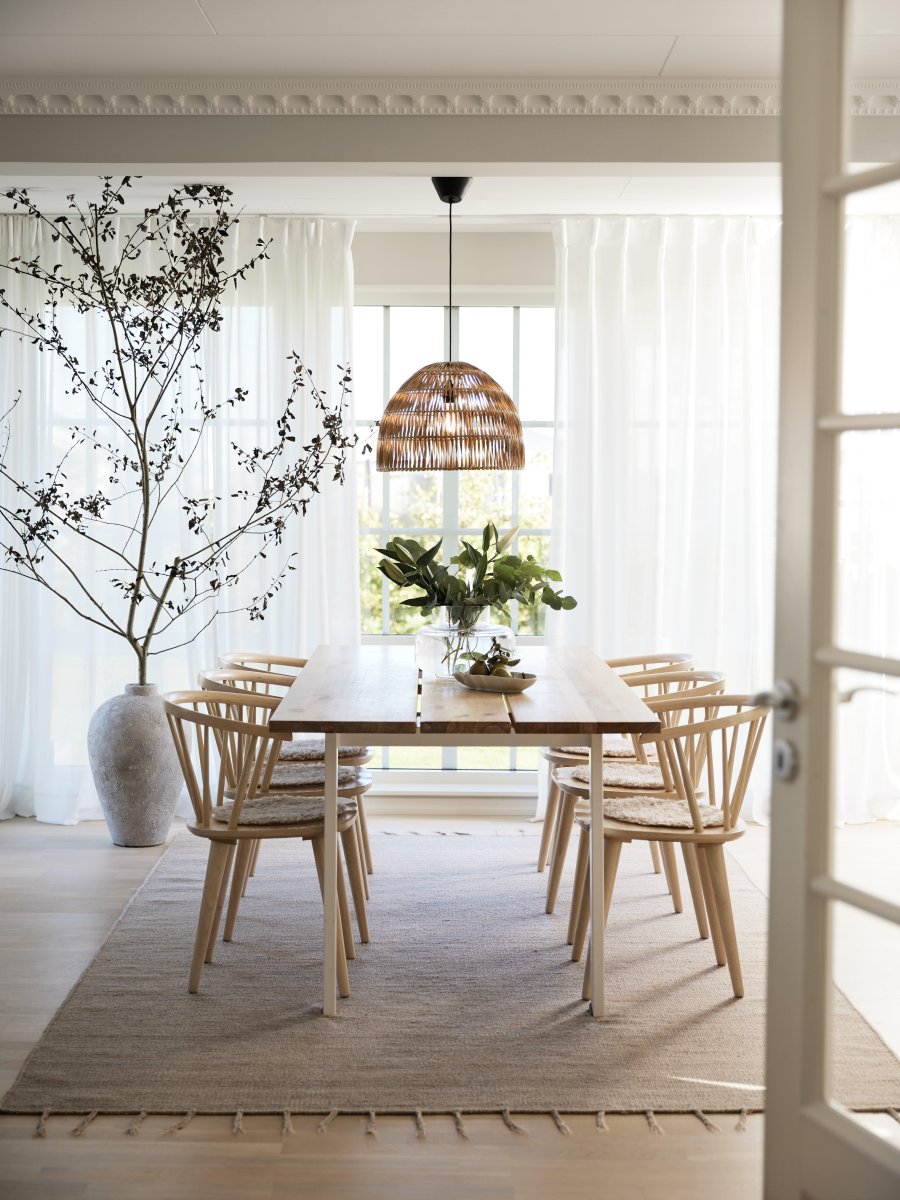 Lace Ø46 Nature suspension De PR Home - Le matériau naturel peut varier en couleur, chaque parapluie est fait à la main et de légères variations de taille peuvent se produire.