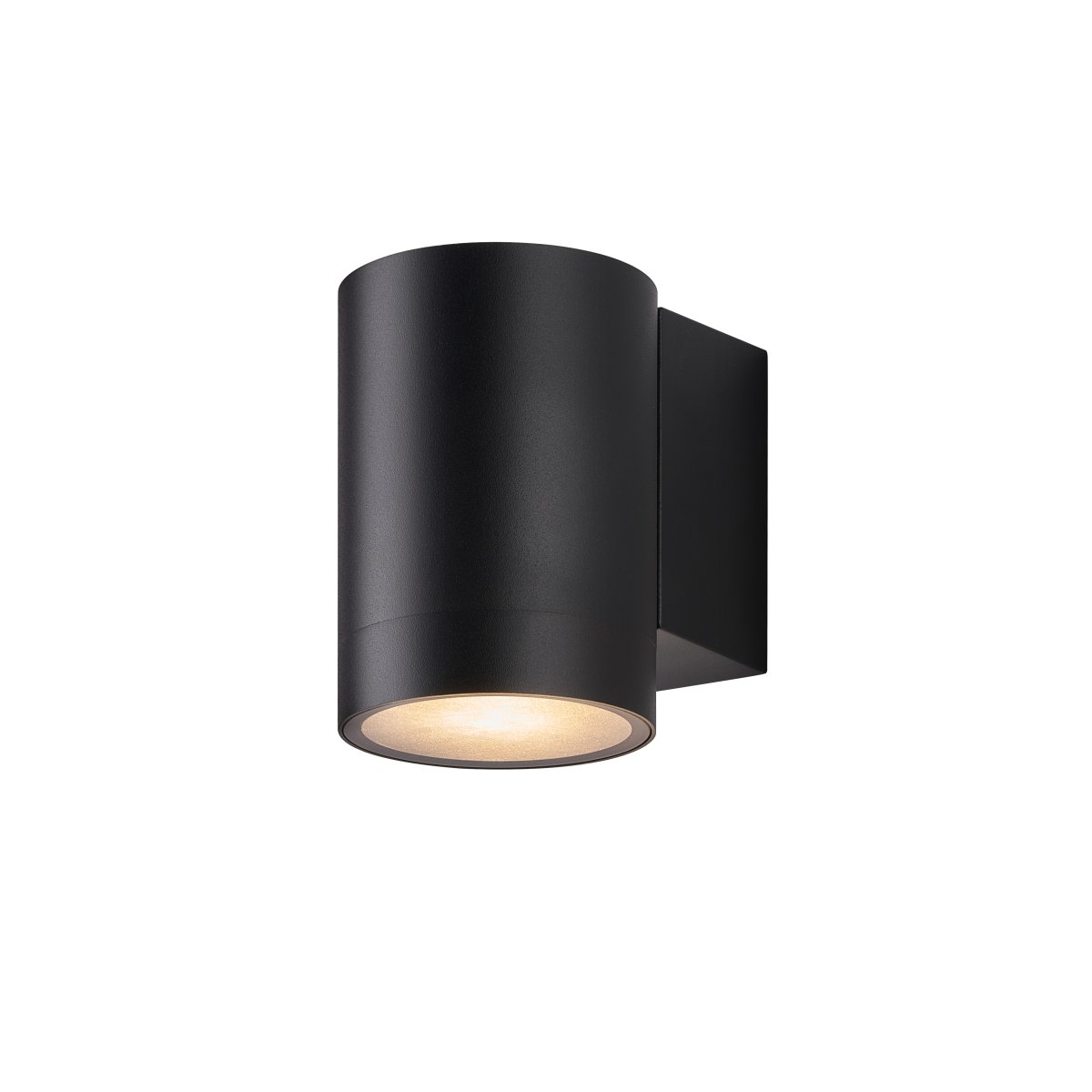 Oden Single Noir lampe d’extérieur De Lampan - Lampan lyser fint ner p&aring; v&auml;ggen och skapar en h&auml;rlig atmosf&auml;r.