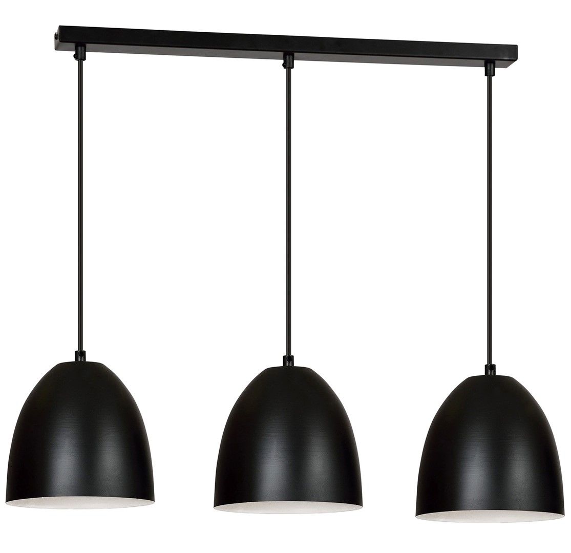 Lenox 70cm Noir suspension De Emibig Lighting - Il illumine de manière optimale l'intérieur et constitue un détail magnifique et décoratif dans votre maison.