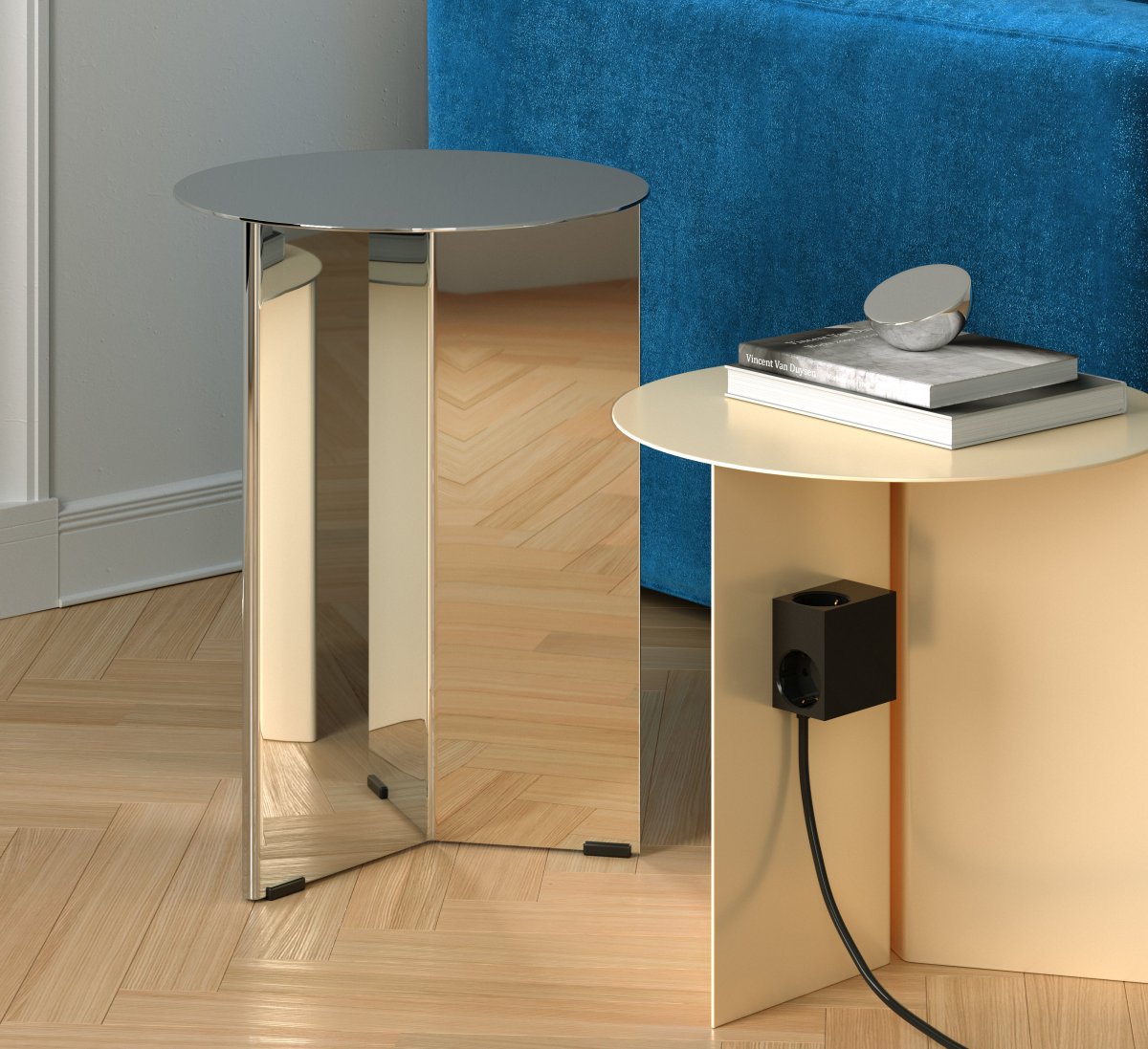 Cuboid Noir De Kord - Plusieurs options de montage&nbsp;: fixez la prise directement sur des surfaces m&eacute;talliques gr&acirc;ce aux c&ocirc;t&eacute;s magn&eacute;tiques, utilisez le support fourni avec surface de friction pour une fixation stable sur une table ou fixez-la au mur avec du ruban adh&eacute;sif 3M pour une prise de courant discr&egrave;te et facilement accessible.