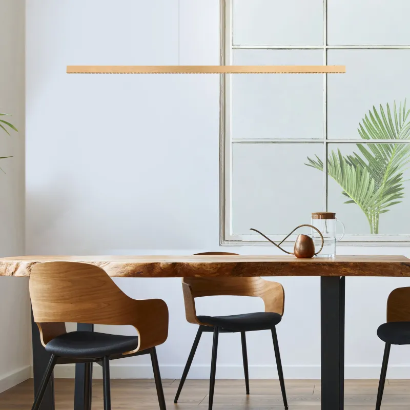 Dentsy 150cm Cuivre suspension De Globo Lighting - Med den smidiga touchknappen f&ouml;r av/p&aring; och den stegl&ouml;sa touchdimmern kan du enkelt justera ljusstyrkan efter &ouml;nskem&aring;l.