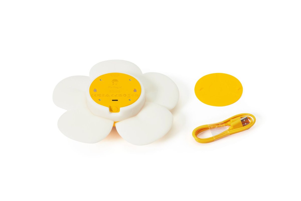 Smiley Daisy Day Light lampe pour enfant De Mr Maria - Smiley Daisy Day Light est une applique murale rechargeable avec une source de lumi&egrave;re LED &agrave; intensit&eacute; variable.