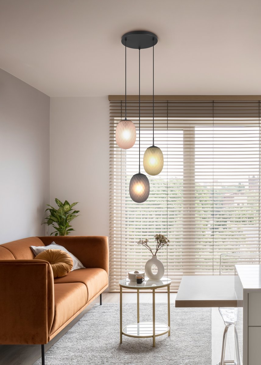 Facette Ø43 Multicolore suspension De Trio Lighting - 