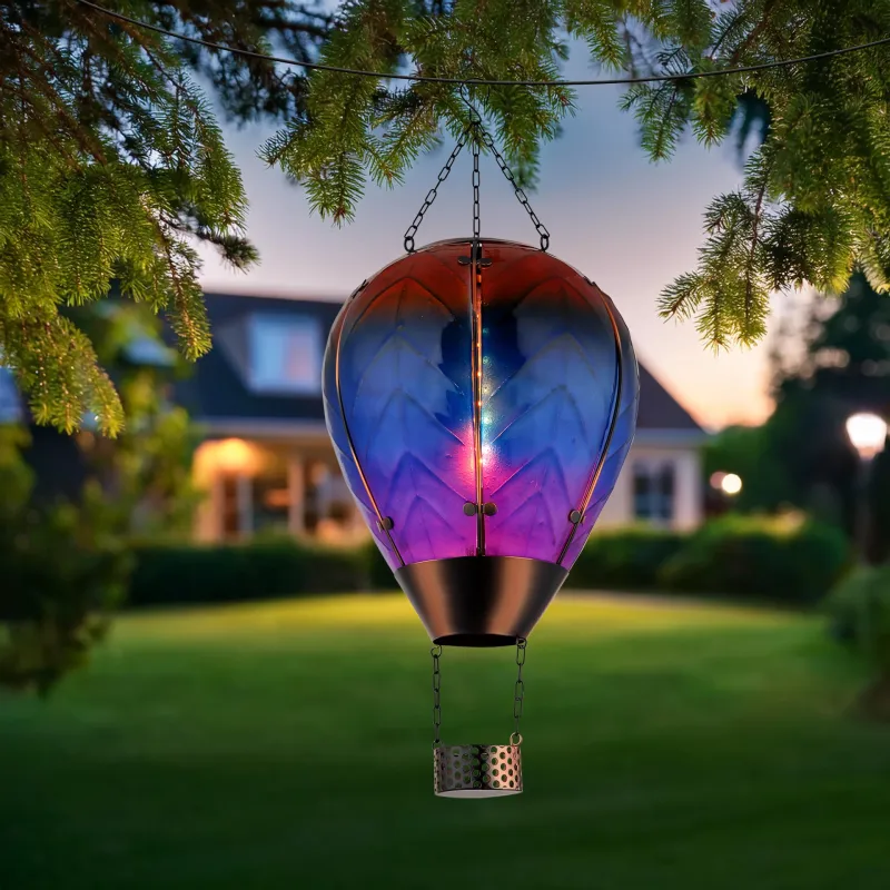 Balloon Multicolore lampe solaire De Globo Lighting - En unik och st&auml;mningsfull detalj som ger utomhusmilj&ouml;n en lekfull och elegant touch!