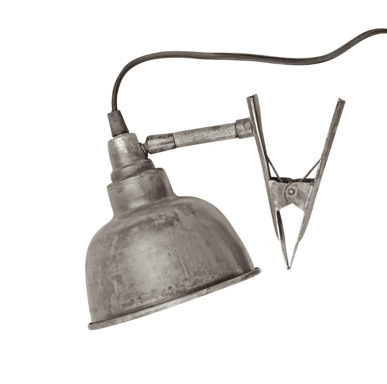 Anna Argent antique lampe à pince De Strömshaga - Spot à pince avec finition argent antique.