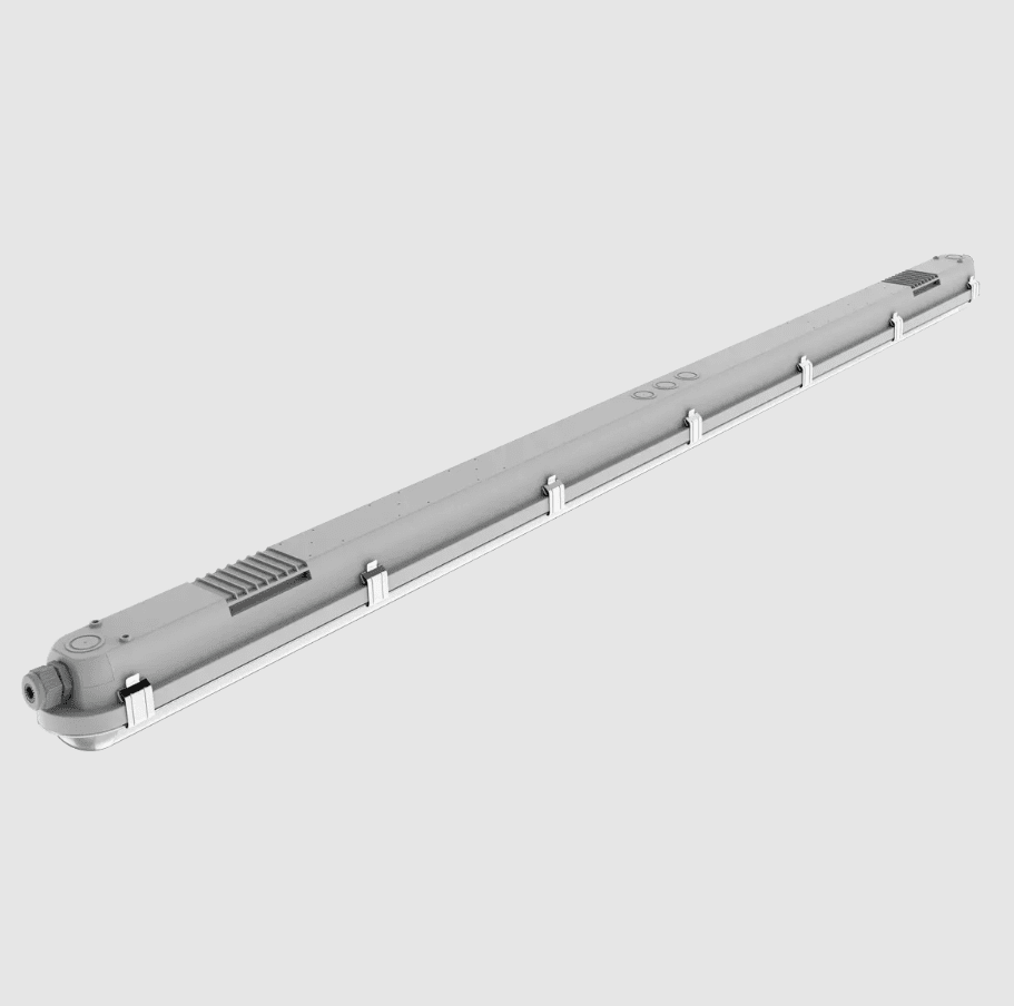 Sixtyfivey 4000K 150cm Gris De Designlight - Le Sixtyfivey offre flexibilit&eacute; et simplicit&eacute; d'utilisation gr&acirc;ce &agrave; des fonctionnalit&eacute;s telles que : un raccordement traversant avec bornier rapide 5 p&ocirc;les pour un c&acirc;blage ais&eacute; ; des colliers en acier inoxydable pour une fixation s&ucirc;re et permanente ; la visserie de montage pour les c&acirc;bles incluse ; et une puissance r&eacute;glable par commutateur DIP pour un ajustement optimal de la lumi&egrave;re.