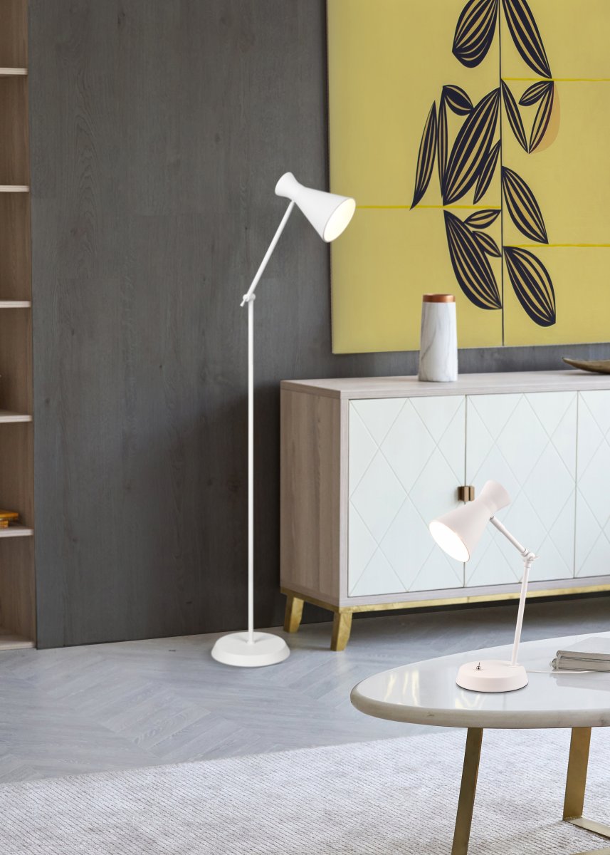 Enzo Blanc lampadaire De Trio Lighting - 