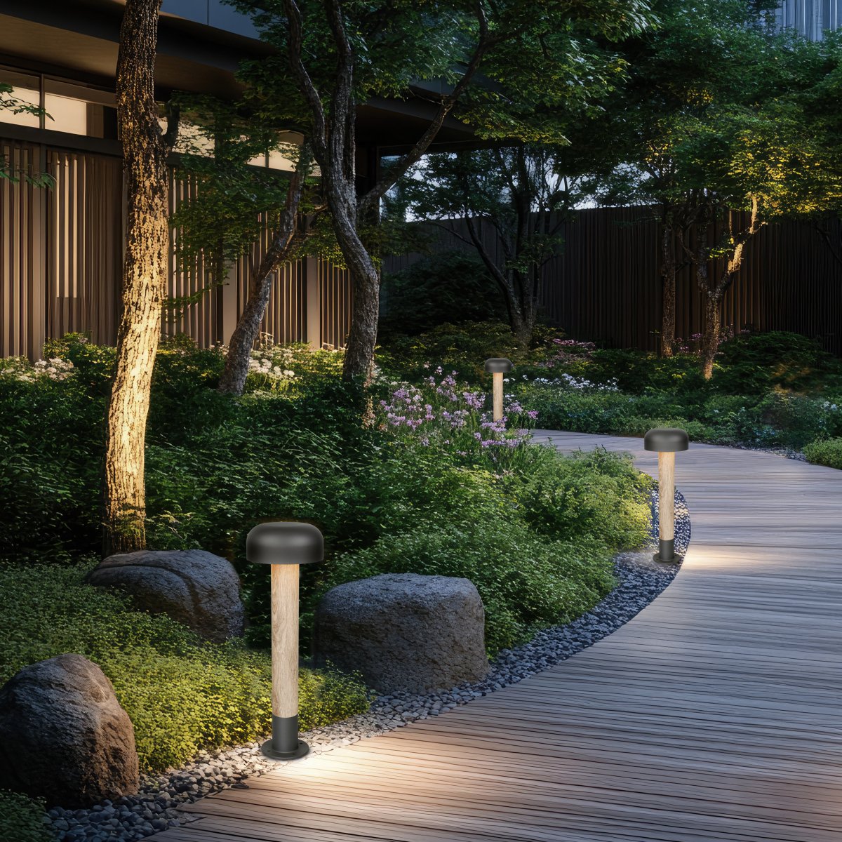 Fraser 54cm Aspect béton bornes De Trio Lighting - Fraser est fabriqu&eacute; en aluminium moul&eacute; et combine un minimalisme moderne avec des d&eacute;tails naturels.