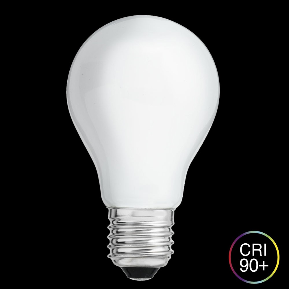 E27 normal opale 7W 3000K Dimmable Blanc De Unison - La source lumineuse opale standard E27 de UNI-LEDISON avec une puissance de 7 W et une lumi&egrave;re blanche chaude de 3000 K fournit un &eacute;clairage doux et agr&eacute;able.