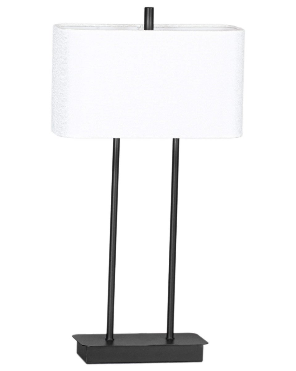 Luton 56cm Noir lampe de table De By Rydéns - La lampe de table Luton, en forme de T, s'int&egrave;gre harmonieusement &agrave; tous les styles de d&eacute;coration, quelle que soit la pi&egrave;ce.