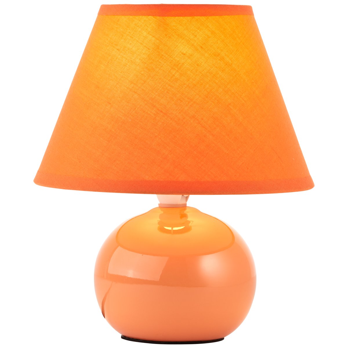 Primo 23cm Orange lampe de table De Brilliant - Pour une utilisation facile, la lampe dispose d'un interrupteur d'alimentation pratique sur le câble et d'un câble de connexion de 1 mètre de long.