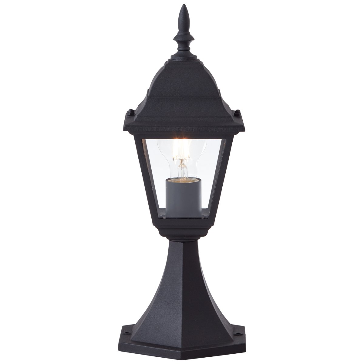 Newport 40cm Noir De Brilliant - La lampe a un indice de protection IP23 et est donc prot&eacute;g&eacute;e contre la pluie et parfaite pour une utilisation en ext&eacute;rieur.