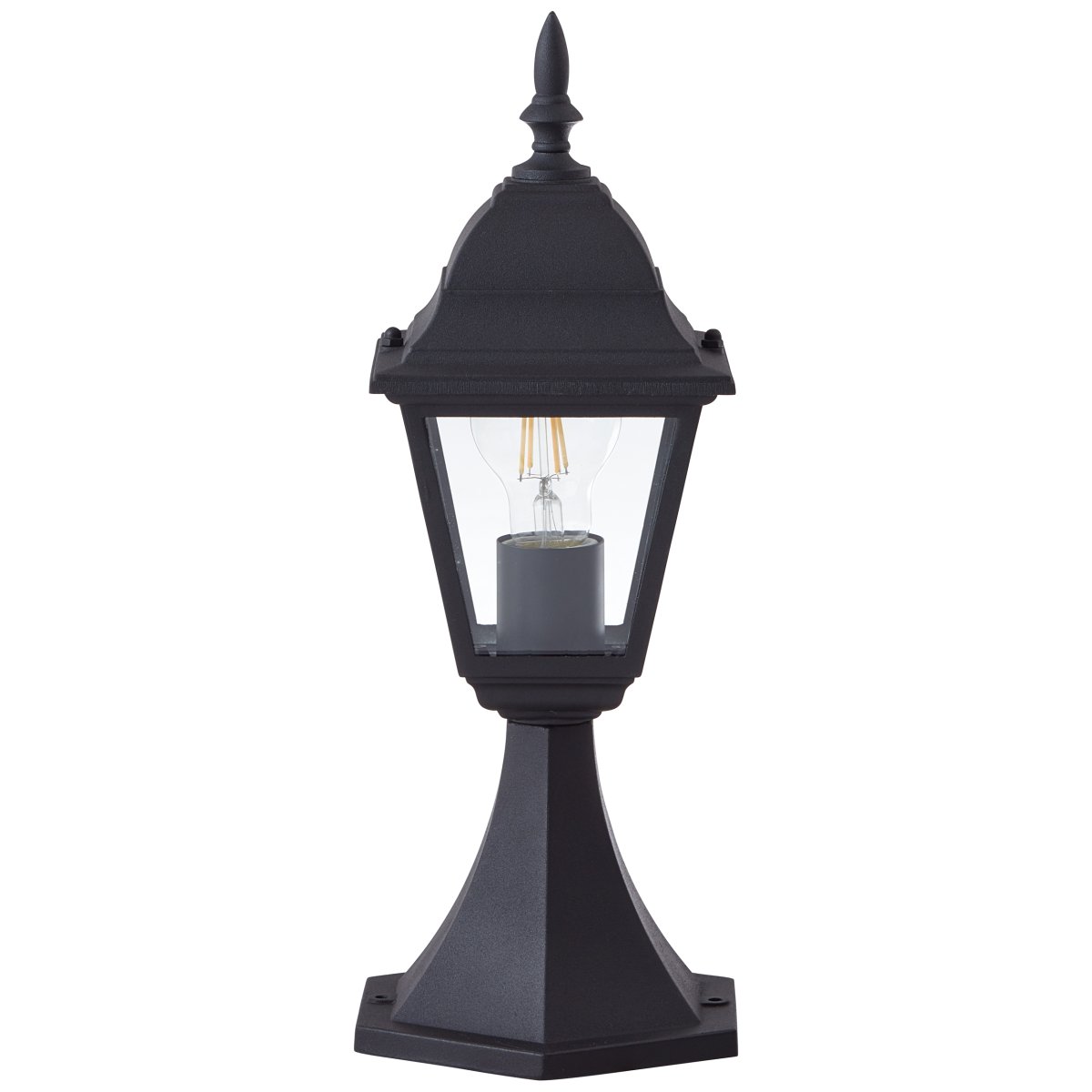 Newport 40cm Noir De Brilliant - La lampe a un indice de protection IP23 et est donc prot&eacute;g&eacute;e contre la pluie et parfaite pour une utilisation en ext&eacute;rieur.