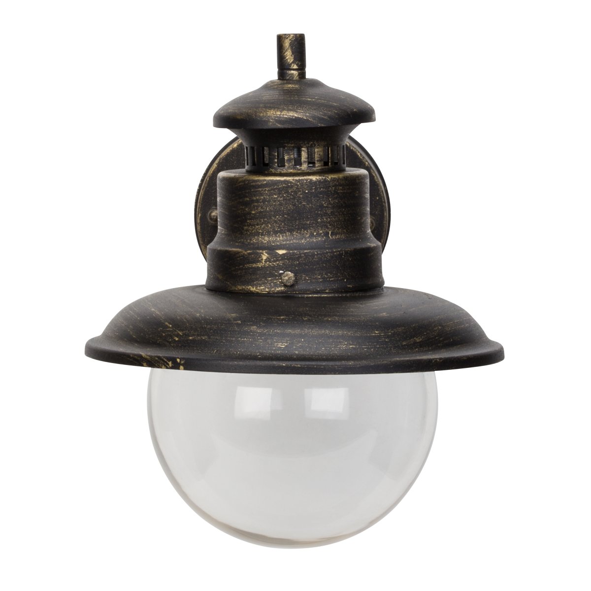 Artu Noir antique lampe d’extérieur De Brilliant - L'applique murale d'extérieur Artu est un incontournable pour chaque entrée.