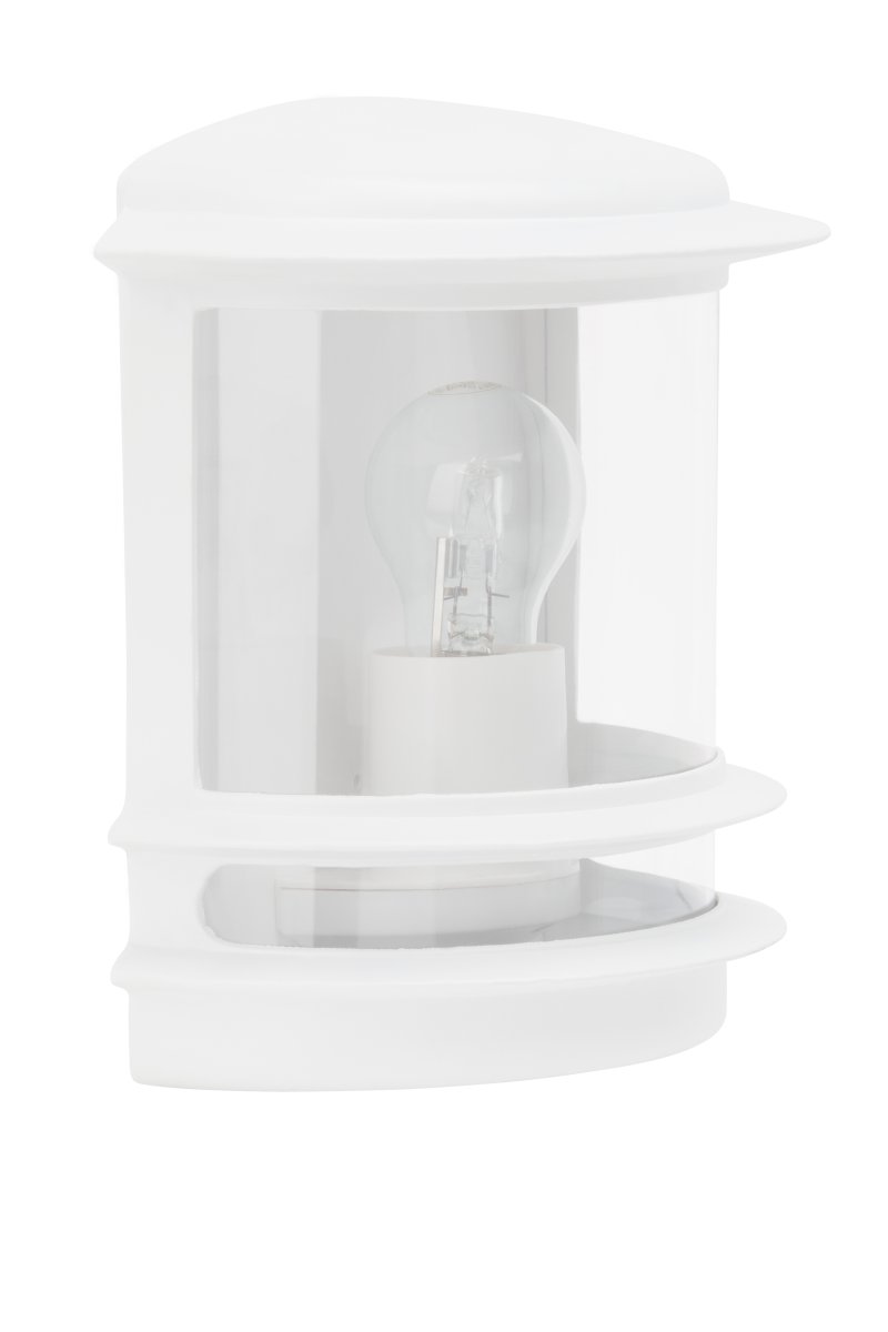 Hollywood Blanc lampe d’extérieur De Brilliant - L'applique murale d'extérieur Hollywood est un choix polyvalent qui s'intègre parfaitement à côté de la porte d'entrée ou comme éclairage décoratif sur une terrasse.