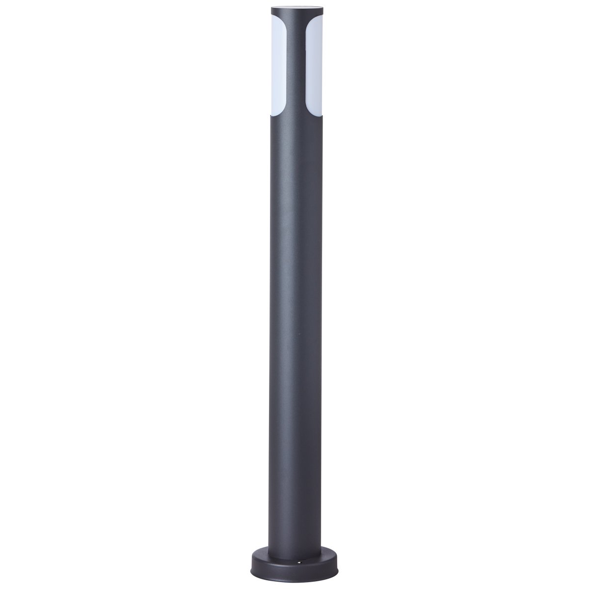 Gap 80cm anthracite bornes De Brilliant - La lampe est prot&eacute;g&eacute;e contre les projections d'eau selon IP44 et convient donc &agrave; une utilisation en ext&eacute;rieur, m&ecirc;me avec une protection limit&eacute;e contre les intemp&eacute;ries.