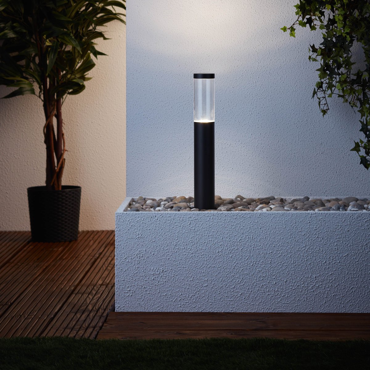 Bergen 40cm anthracite bornes De Brilliant - La technologie LED moderne fournit un &eacute;clairage &eacute;conome en &eacute;nergie avec une luminosit&eacute; &eacute;lev&eacute;e et une faible consommation d'&eacute;nergie.