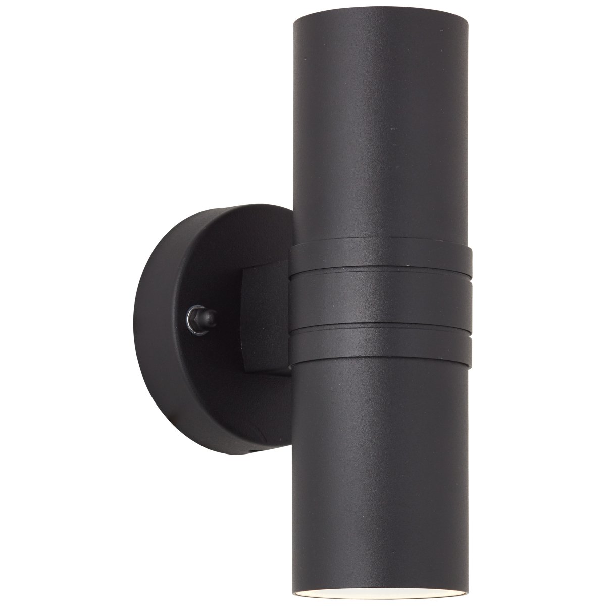 Hanni Noir lampe d’extérieur De Brilliant - L'applique murale Hanni est parfaite pour un éclairage décoratif et transforme n'importe quelle façade en une œuvre d'art faite de lumière et d'ombre.