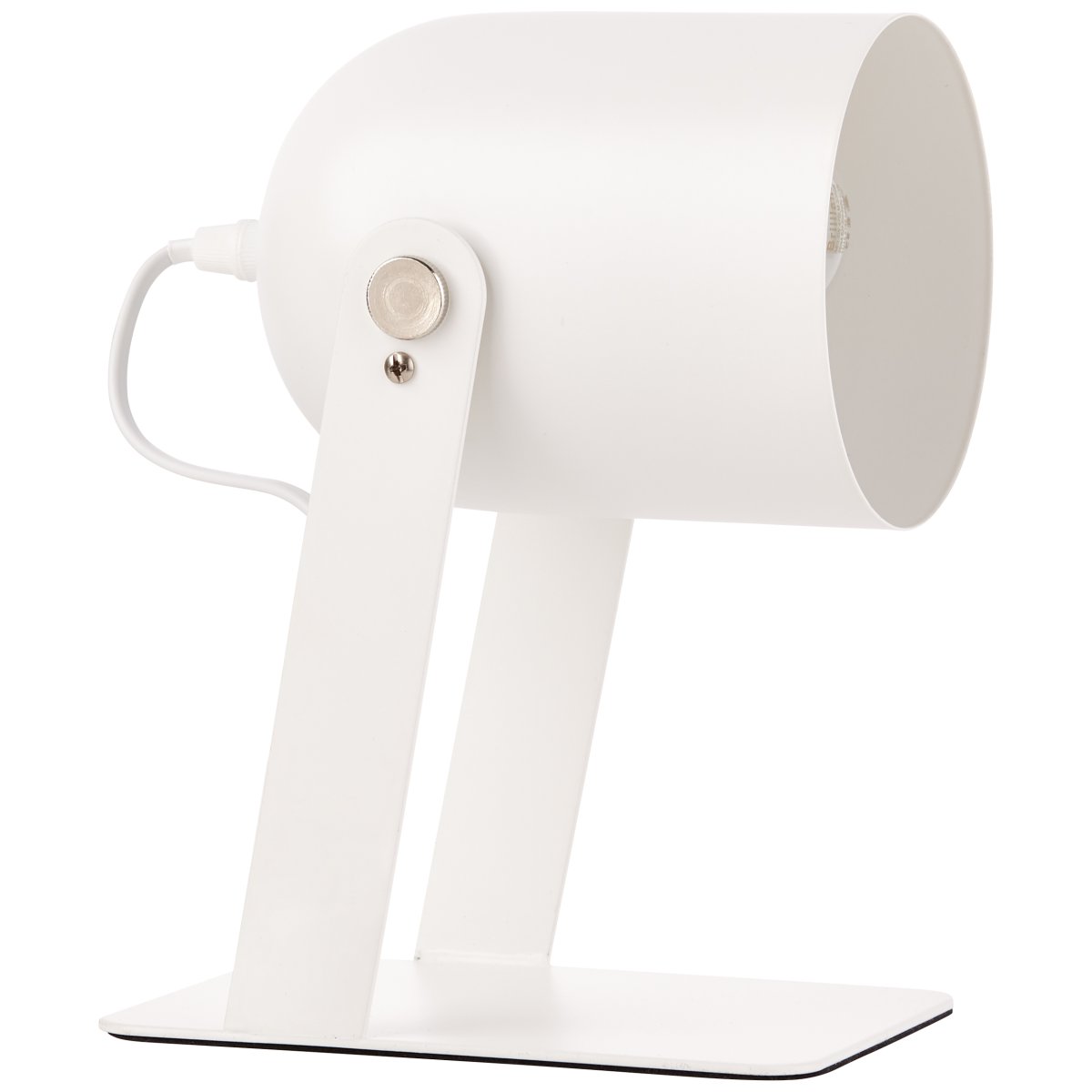Yan 24cm Blanc lampe de table De Brilliant - Table de chevet ou comme &eacute;clairage d'accentuation dans le salon.