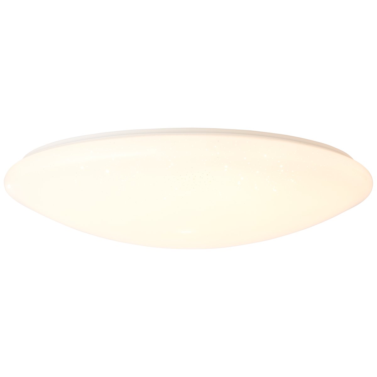 Fakir Starry Ø58 Blanc chaud plafonnier De Brilliant - La lampe est réglable via une télécommande et dispose d'une fonction veilleuse qui fournit une lumière agréable la nuit.