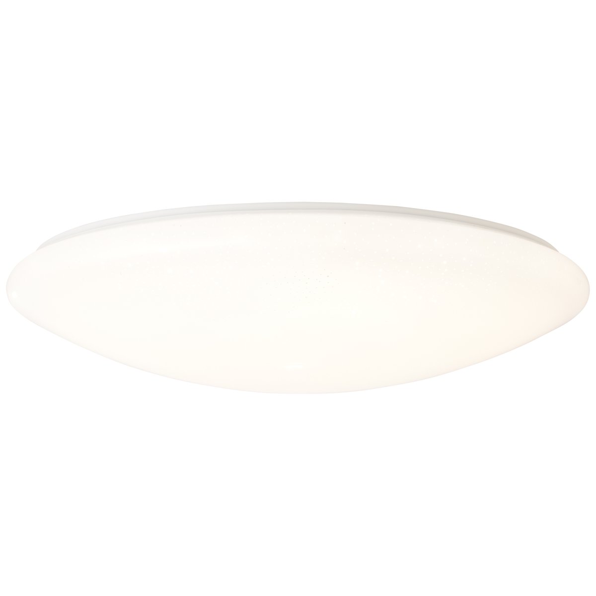 Fakir Starry Ø58 Blanc chaud plafonnier De Brilliant - La lampe est réglable via une télécommande et dispose d'une fonction veilleuse qui fournit une lumière agréable la nuit.