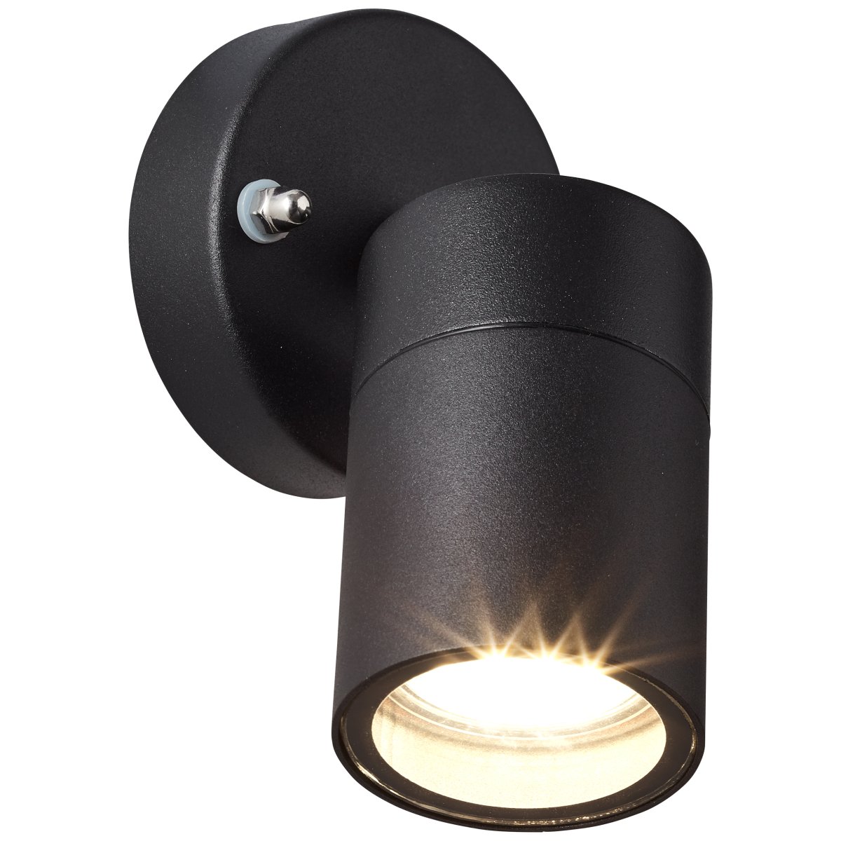Jandy Noir lampe d’extérieur De Brilliant - Ce spot mural fournit une lumière accueillante et est parfait comme éclairage de chemin ou comme accent décoratif dans le jardin.