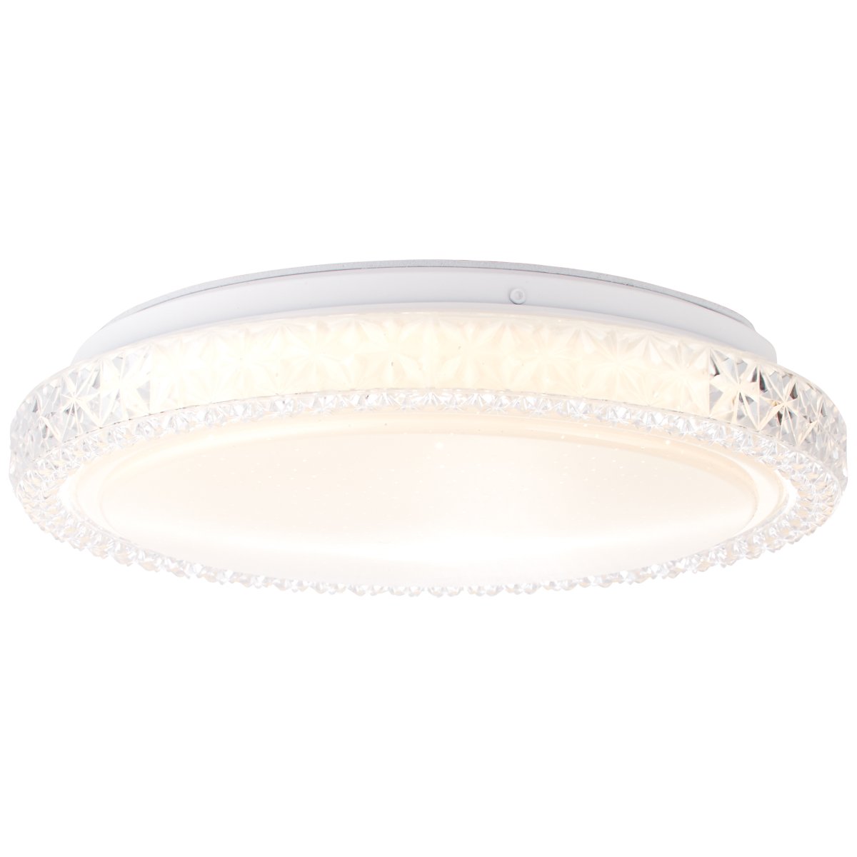 Badria Ø30 Blanc plafonnier De Brilliant - L'applique murale et plafonnier Badria crée une atmosphère atmosphérique dans n'importe quelle pièce avec sa lumière blanche et chaude.