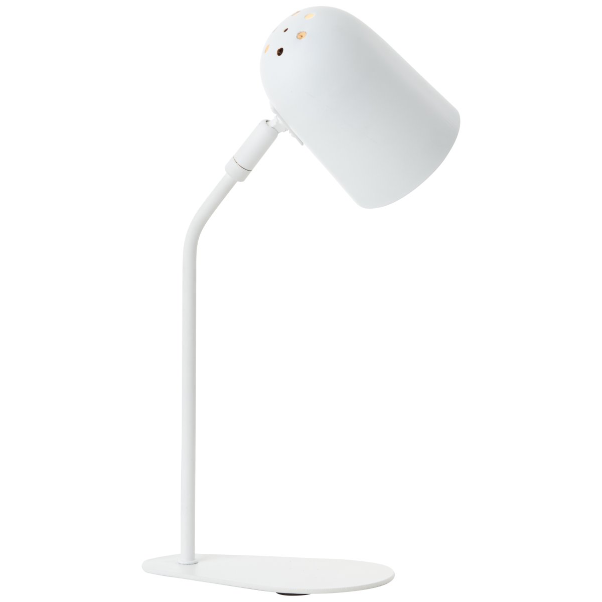 Tong 38cm Blanc mat lampe de bureau De Brilliant - La lampe de table Tong fournit une lumi&egrave;re agr&eacute;able pour travailler, lire ou comme &eacute;clairage d&eacute;coratif dans n'importe quelle pi&egrave;ce.
