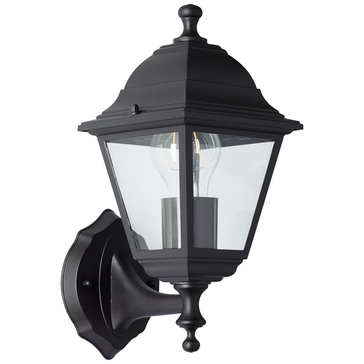 Nissie Noir lampe d’extérieur De Brilliant - Avec un indice de protection IP44, la lampe est protégée contre les projections d'eau et est idéale pour une utilisation en extérieur, même sur le toit.