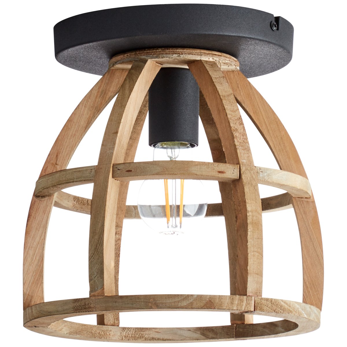 Matrix Nature Ø25 Bois plafonnier De Brilliant - Il est fabriqué à partir de bois certifié FSC, ce qui signifie que le matériau provient de forêts gérées de manière responsable.