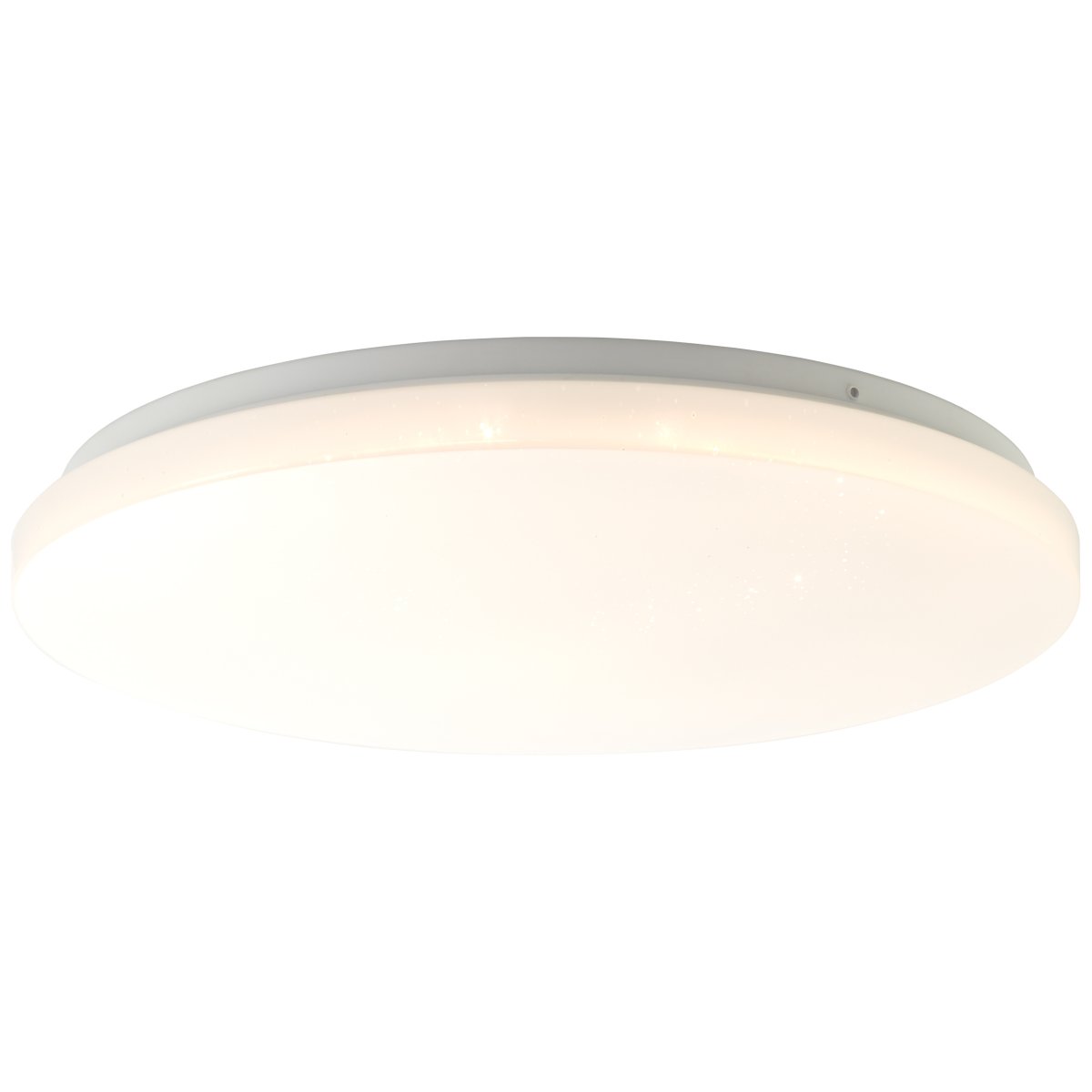 Farica Starry Ø34 Blanc chaud plafonnier De Brilliant - La lampe pr&eacute;sente un effet ciel &eacute;toil&eacute;, avec de petits points transparents sur l'abat-jour ressemblant &agrave; des &eacute;toiles brillantes, ce qui la rend id&eacute;ale pour les chambres et les chambres d'enfants.