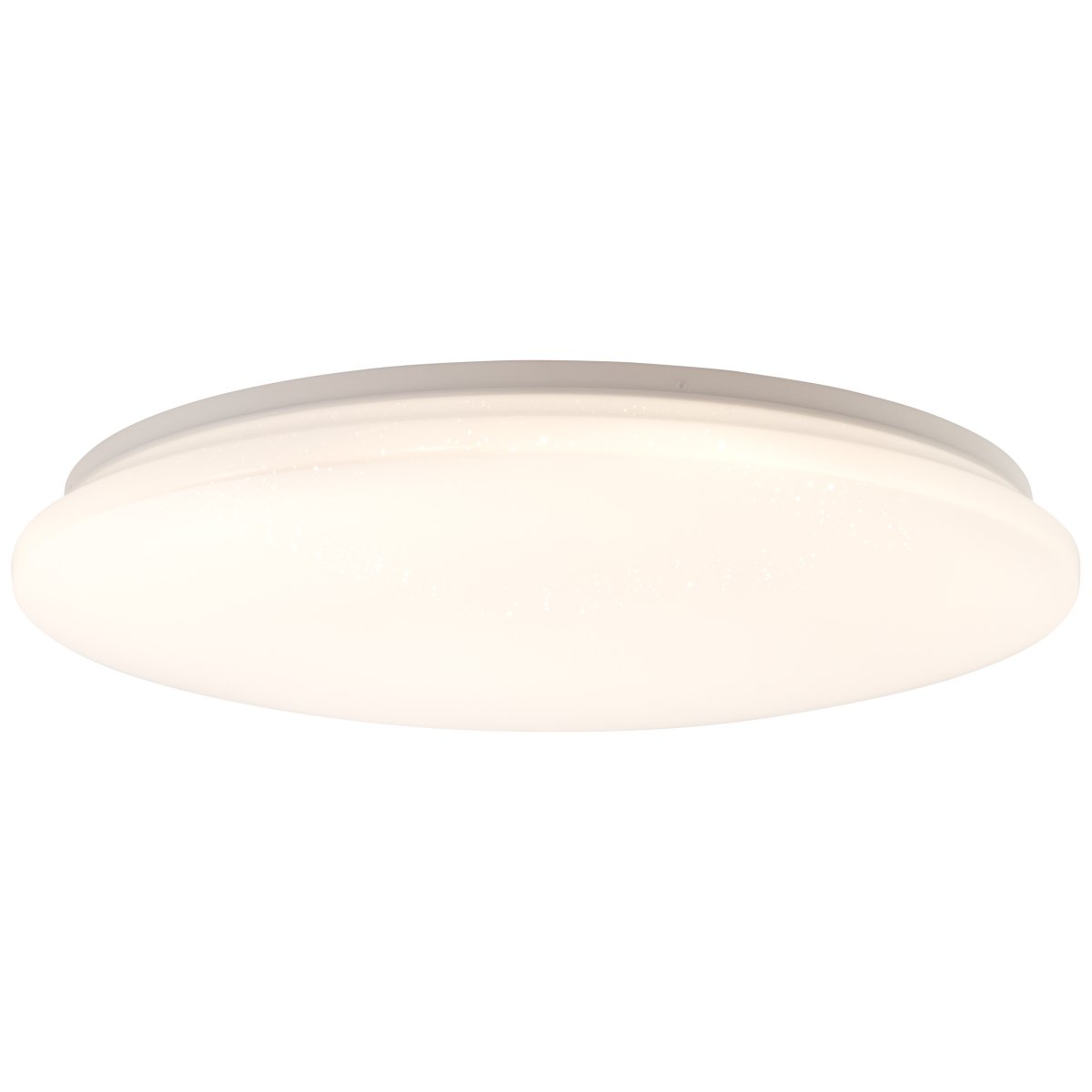 Farica Starry Ø50 Blanc chaud plafonnier De Brilliant - La lampe pr&eacute;sente un effet ciel &eacute;toil&eacute;, avec de petits points transparents sur l'abat-jour ressemblant &agrave; des &eacute;toiles brillantes, ce qui la rend id&eacute;ale pour les chambres et les chambres d'enfants.