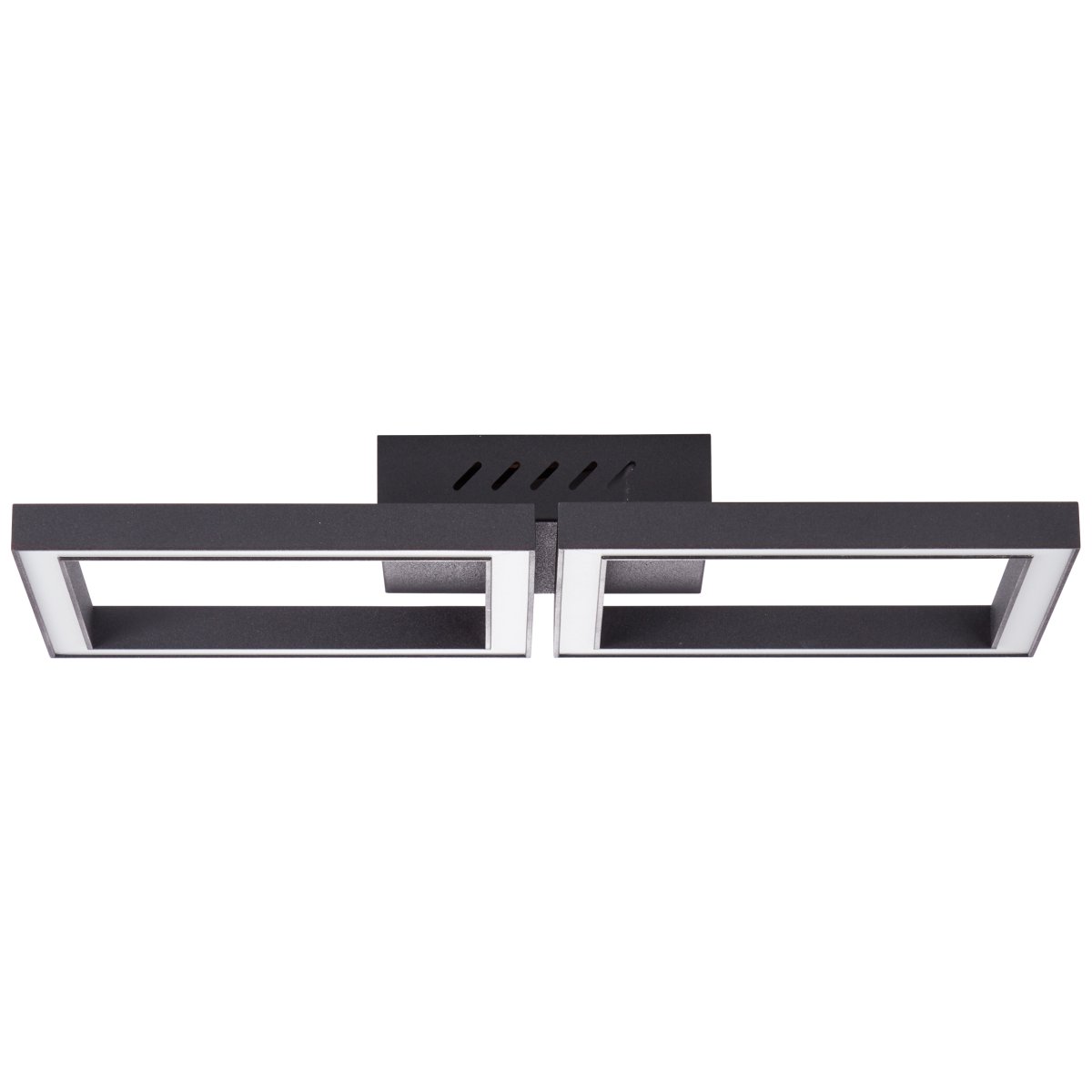 Quon 41cm Noir plafonnier De Brilliant - Gr&acirc;ce &agrave; la technologie LED, la lampe est &eacute;conome en &eacute;nergie et durable.