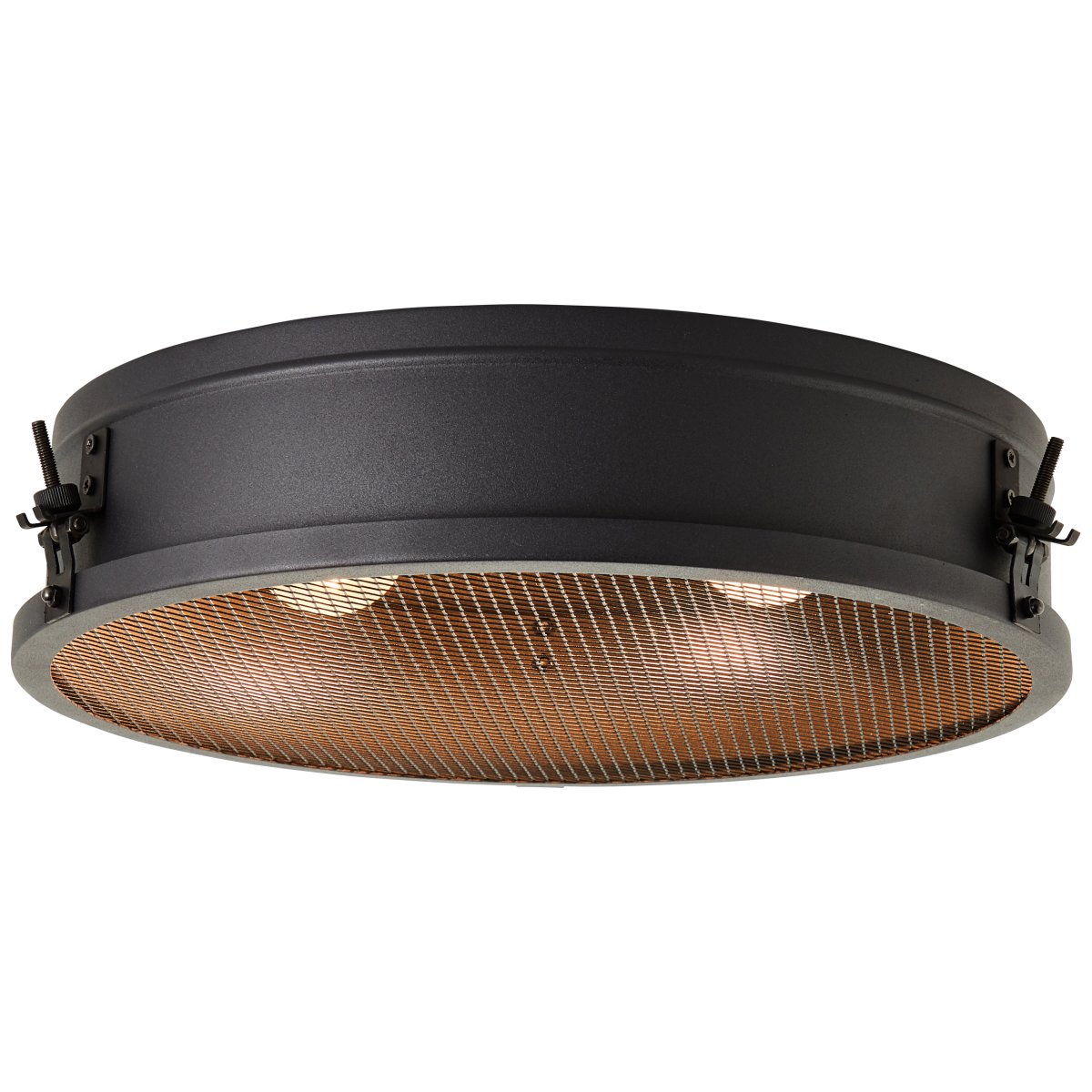 Zois Ø42 Noir plafonnier De Brilliant - Le plafonnier Zois est conçu dans un style industriel et crée une atmosphère unique dans la maison.