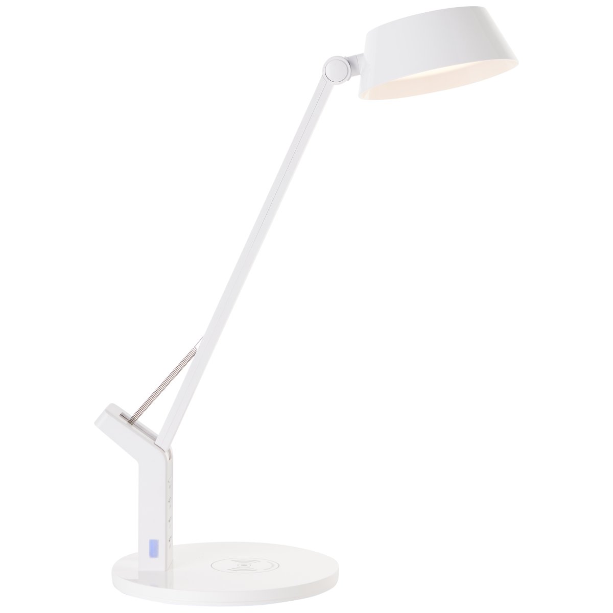 Kaila 40cm Blanc lampe de bureau De Brilliant - La lampe dispose d'un variateur tactile qui vous permet de régler facilement la luminosité et, grâce à la technologie CCT, vous offre la possibilité de choisir entre une lumière blanche chaude et une lumière blanche froide.