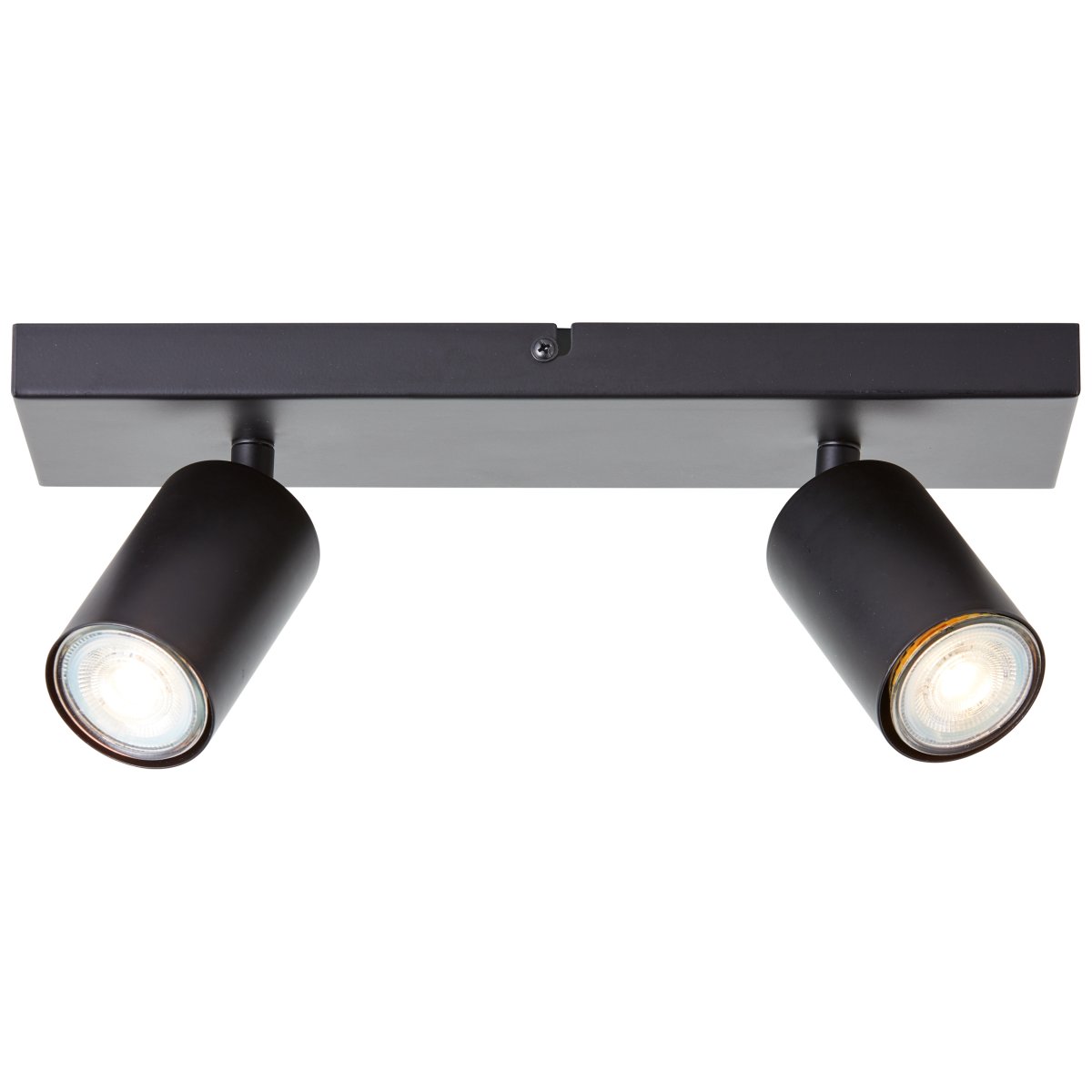 Jello 2 Noir mat spot De Brilliant - Le métal noir mat offre un look moderne, tandis que les têtes de lampe réglables permettent de diriger facilement la lumière pour éclairer des zones spécifiques de la pièce.