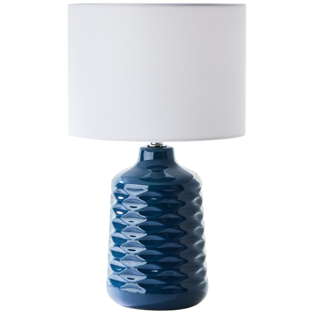 Ilysa 42cm Bleu lampe de table De Brilliant - Cette lampe de table d&eacute;corative est parfaite comme lampe de chevet ou pour cr&eacute;er une ambiance cosy dans votre salon.