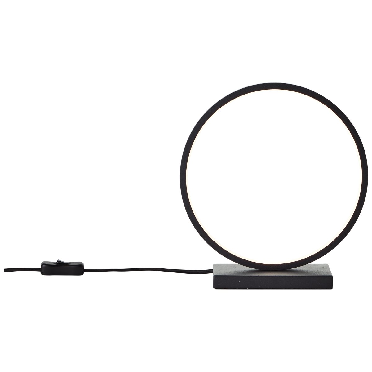 Chaumont 28cm Noir lampe de table De Brilliant - Cette lampe de table d&eacute;corative au design moderne est parfaite comme lampe de chevet ou pour un &eacute;clairage d'ambiance dans votre salon.