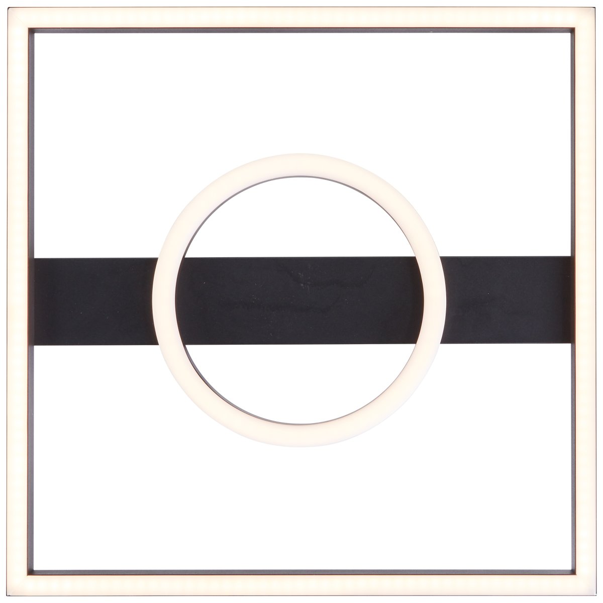 Maureen 40cm Noir plafonnier De Brilliant - Ce plafonnier moderne offre une lumi&egrave;re conviviale et accueillante qui s'int&egrave;gre aussi bien dans le couloir que dans le salon et la chambre.