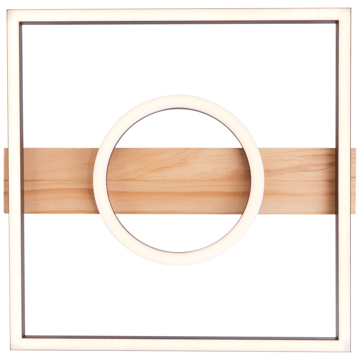 Maureen 42cm Noir plafonnier De Brilliant - Avec une luminosit&eacute; de 2700 lumens, il fournit une lumi&egrave;re optimale et la temp&eacute;rature de couleur blanc chaud de 3000 Kelvin cr&eacute;e une atmosph&egrave;re agr&eacute;able.